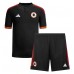 Camisa de Futebol AS Roma Lorenzo Pellegrini #7 Equipamento Alternativo Infantil 2023-24 Manga Curta (+ Calças curtas)